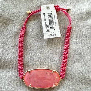 Kendra Scott Elle Friendship Bracelet in Iridescent Coral Illusion